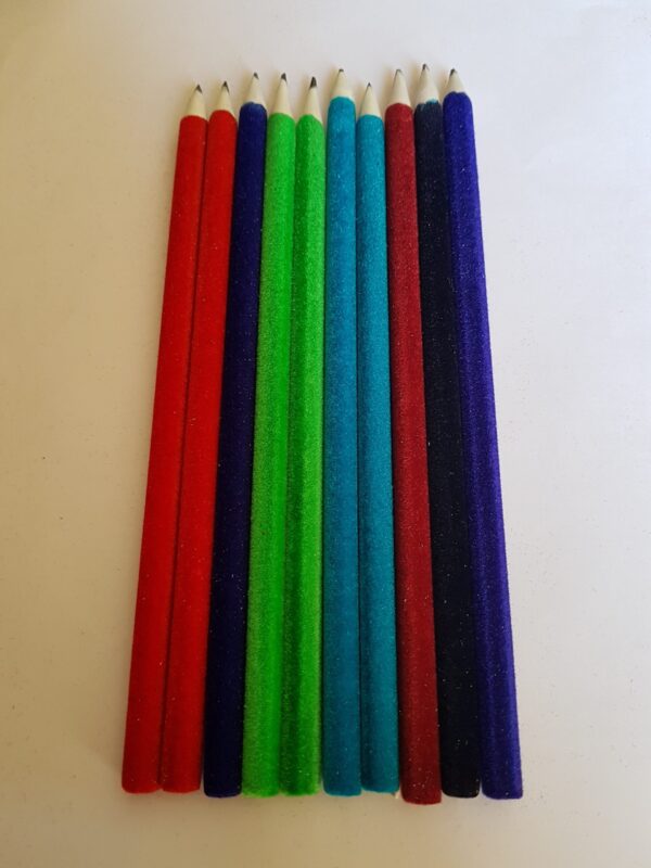 Newspaper Velvet Paper Pencils - Image 2